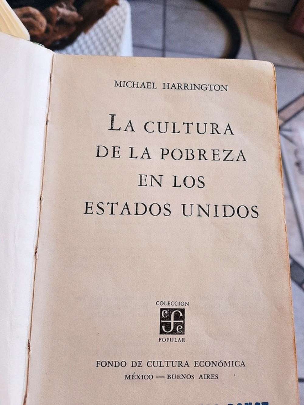 Fondo de Cultura Económica La cultura de la pobreza en los Estados Unidos